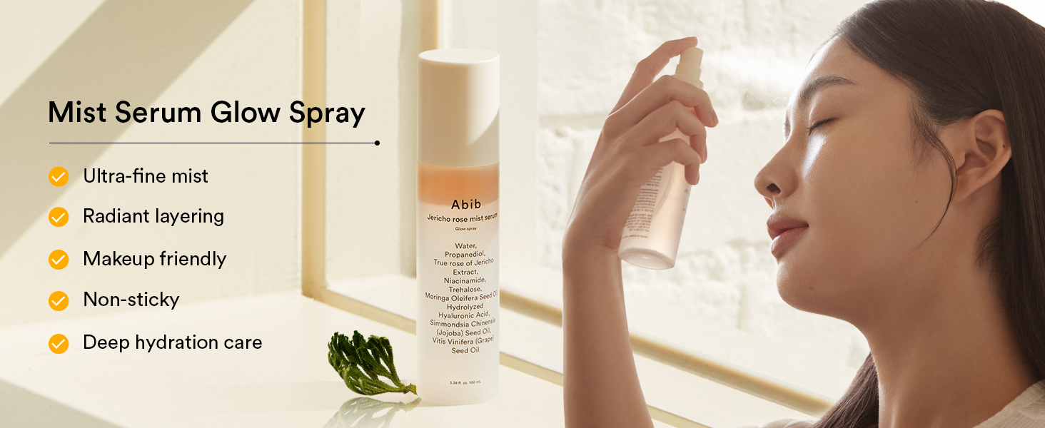 Abib Jericho Rose Mist Serum Glow Spray, 100ml